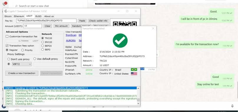 Download & Trade With Flash USDT Generator Software Fake USDT Sender App Tool